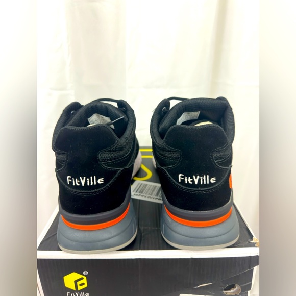 FitVille Unisex High-top Rebound Core Walking Shoes V4 Black US Men’s… - Picture 10 of 13